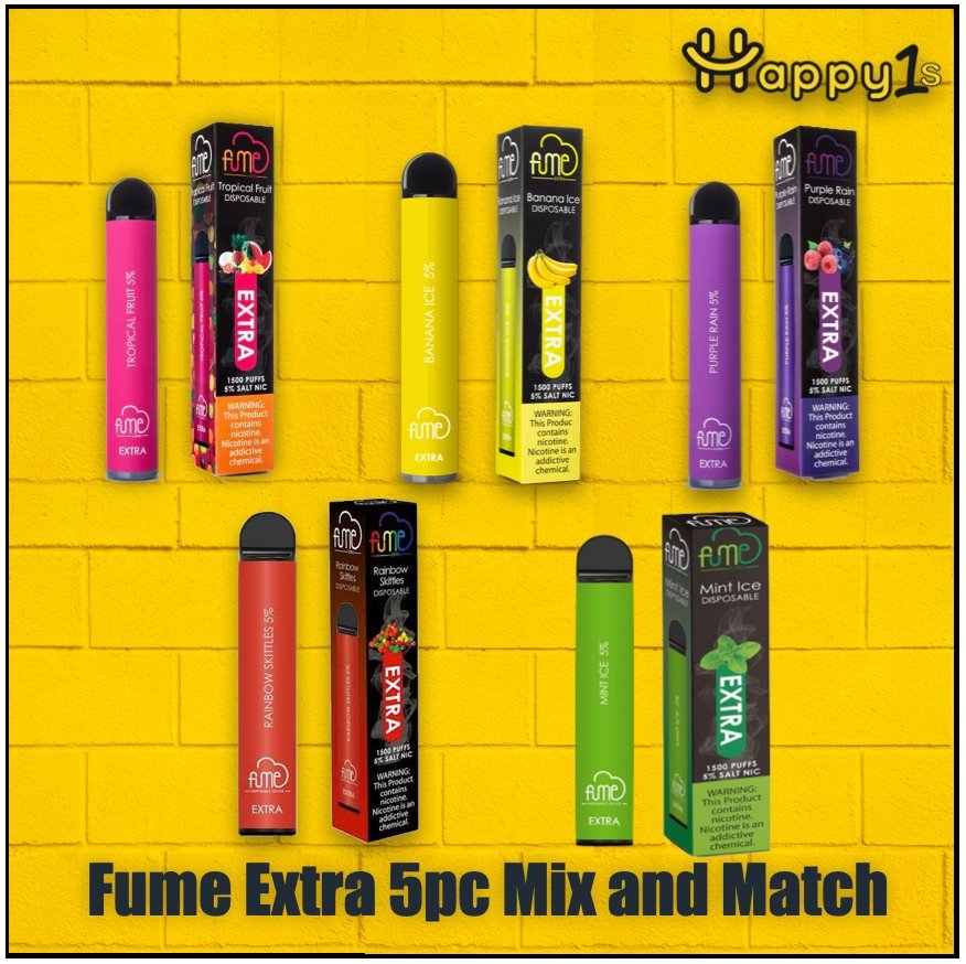 Fume Extra Disposable Ecigs 5% Nicotine