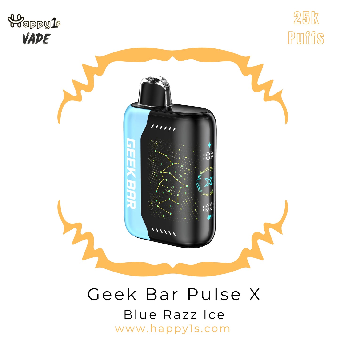 Geek Bar Pulse X 25000 - Blue Razz Ice