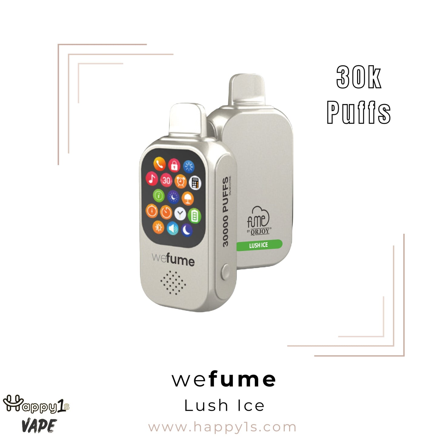 weFume 30,000 Puffs - Lush Ice 