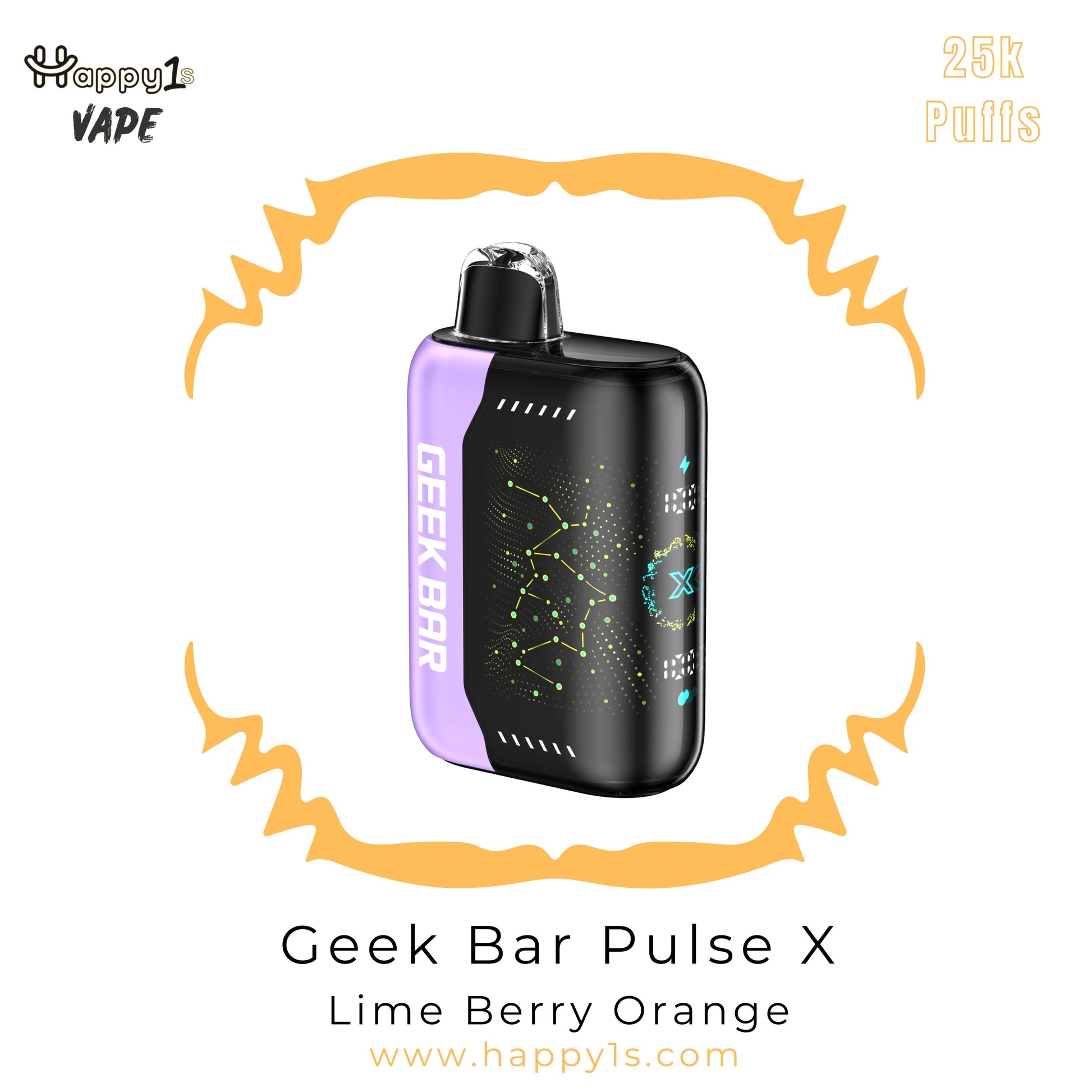 Geek Bar Pulse X 25000 - Lime Berry Orange