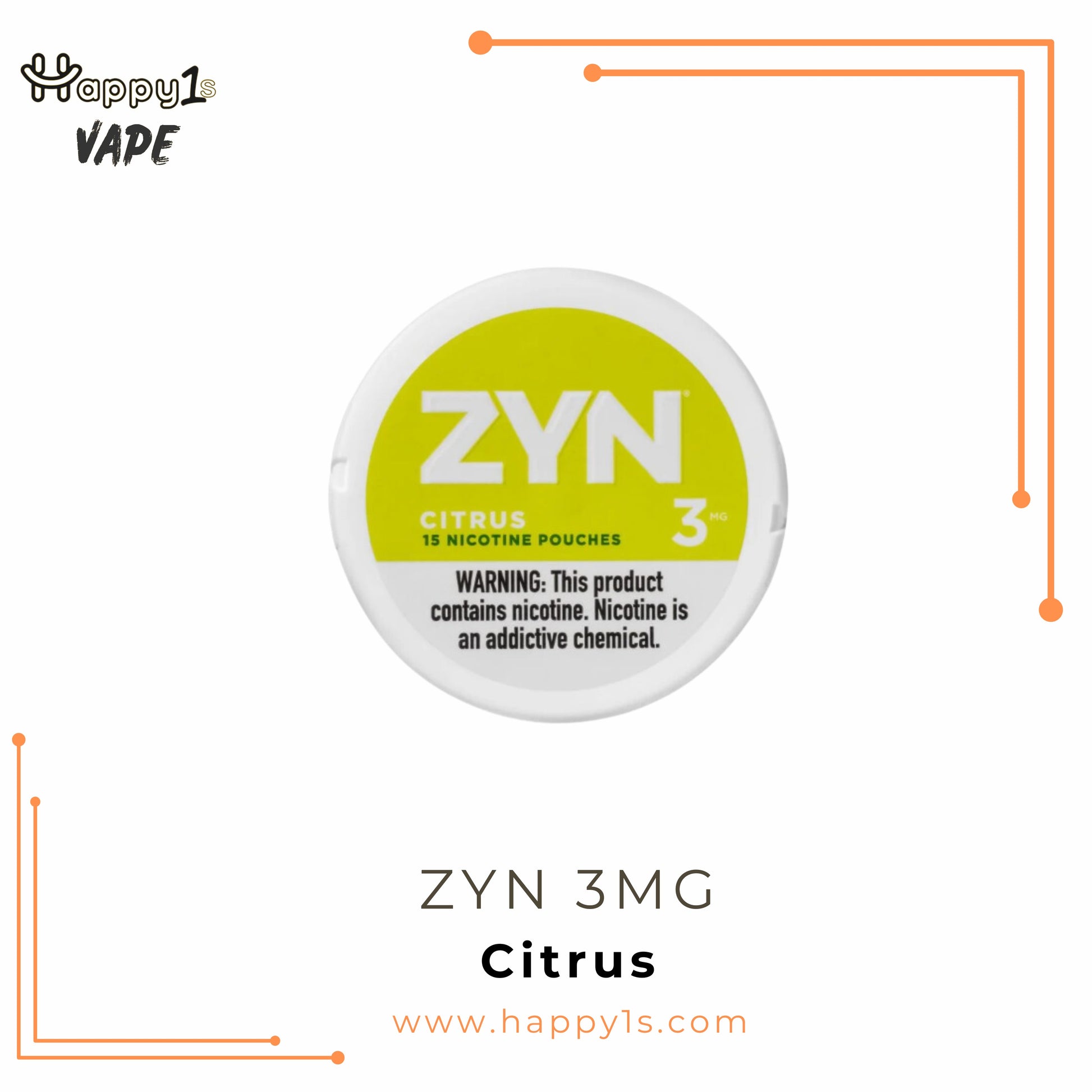 ZYN 3MG - All 3MG Pouches