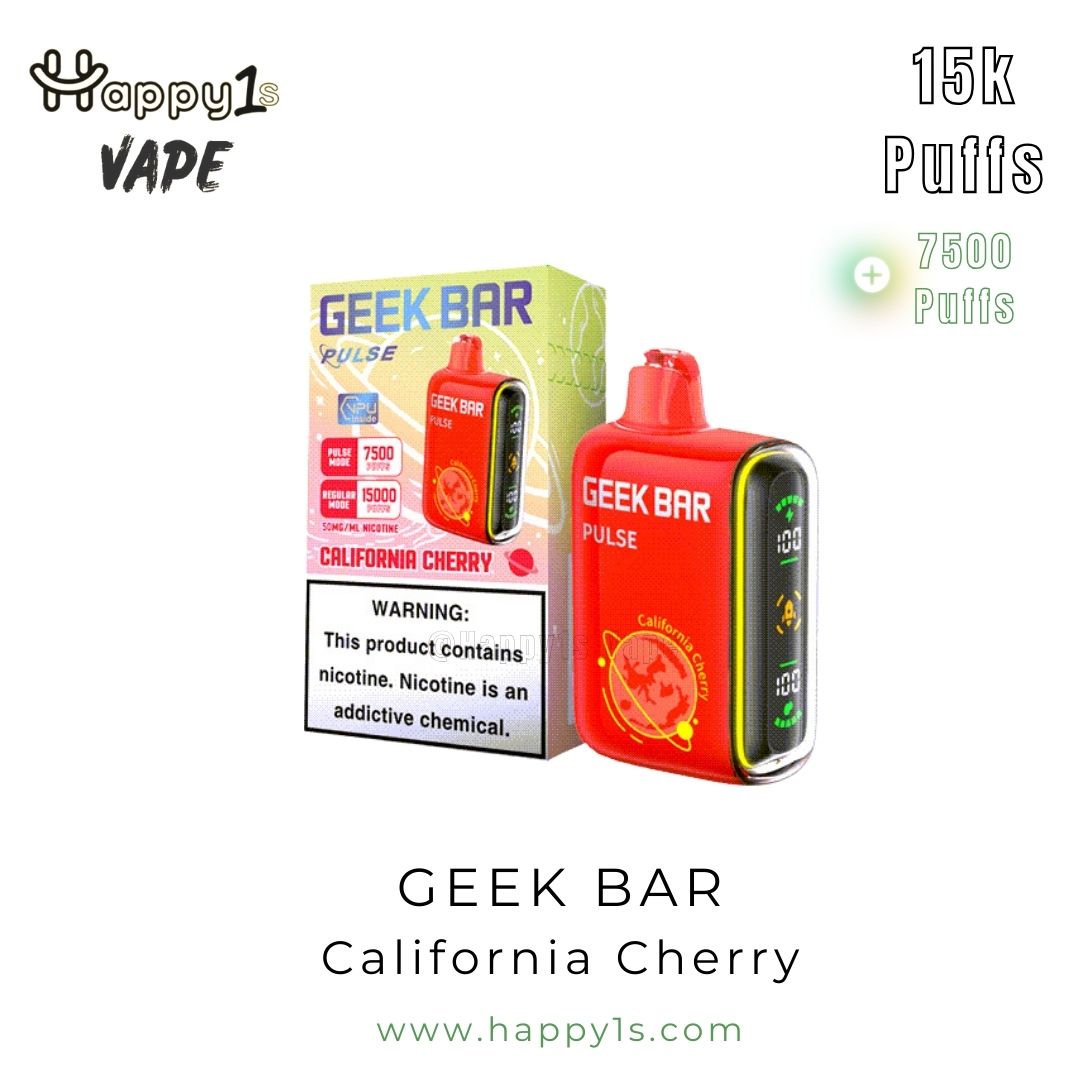 Geek Bar California Cherry Packaging 