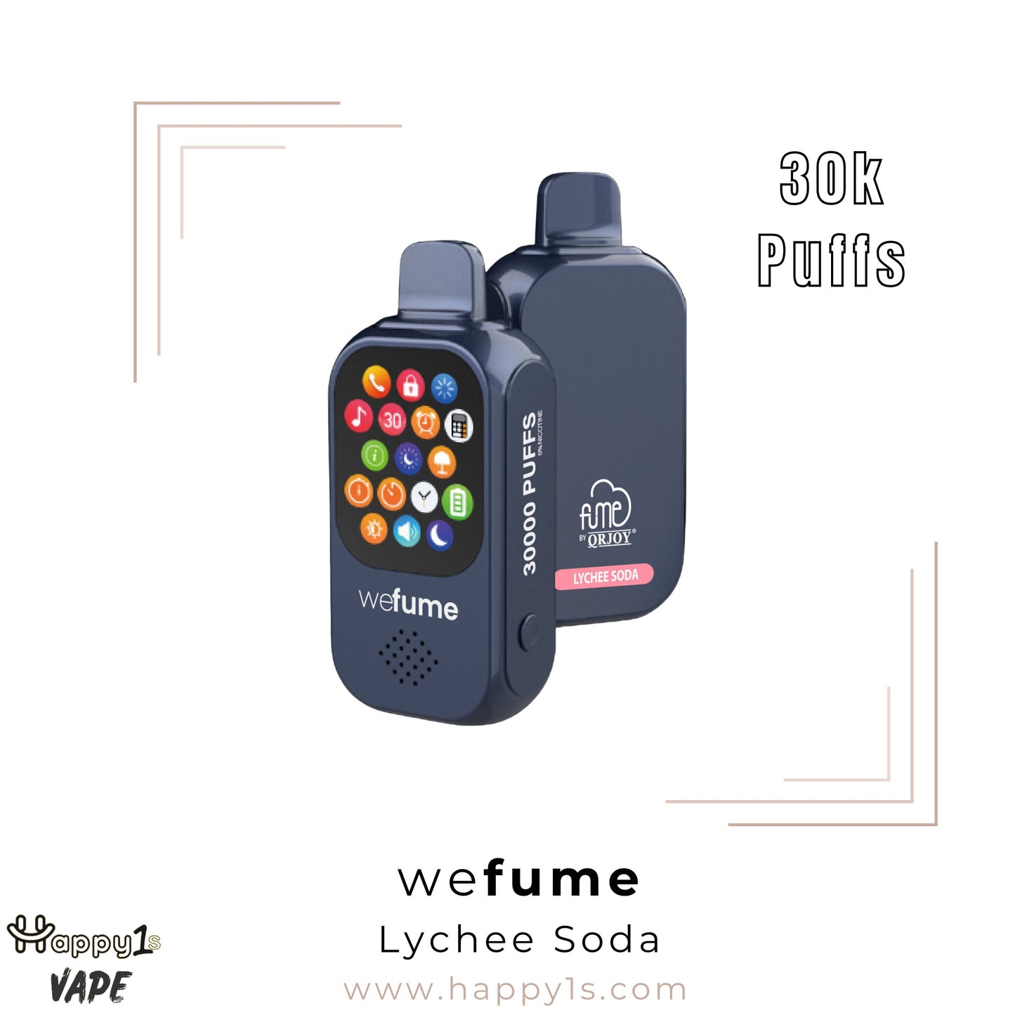 weFume 30,000 Puffs - Lychee Soda