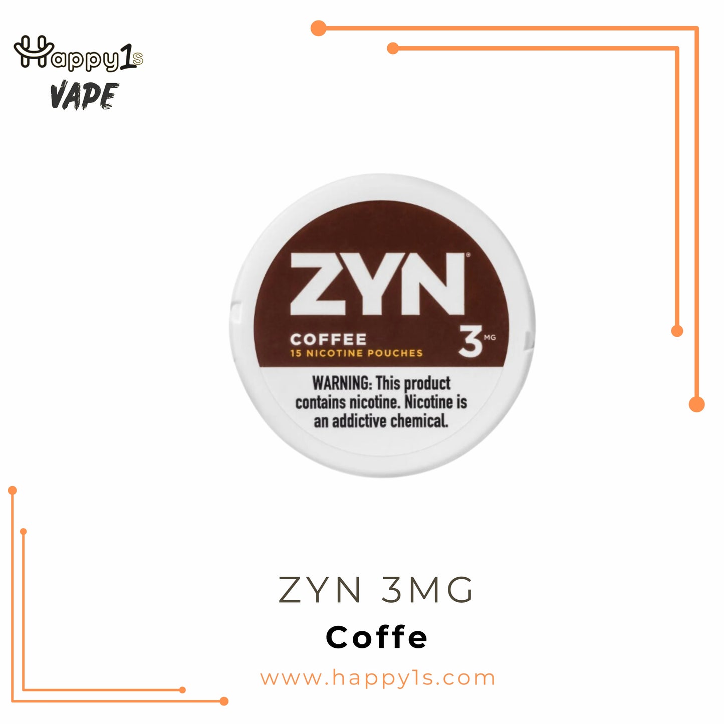 ZYN 3MG - All 3MG Pouches