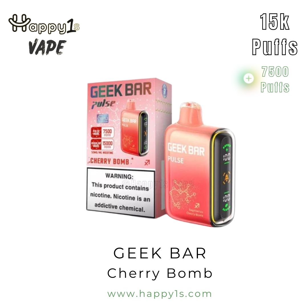 Geek Bar Cherry Bomb Packaging 