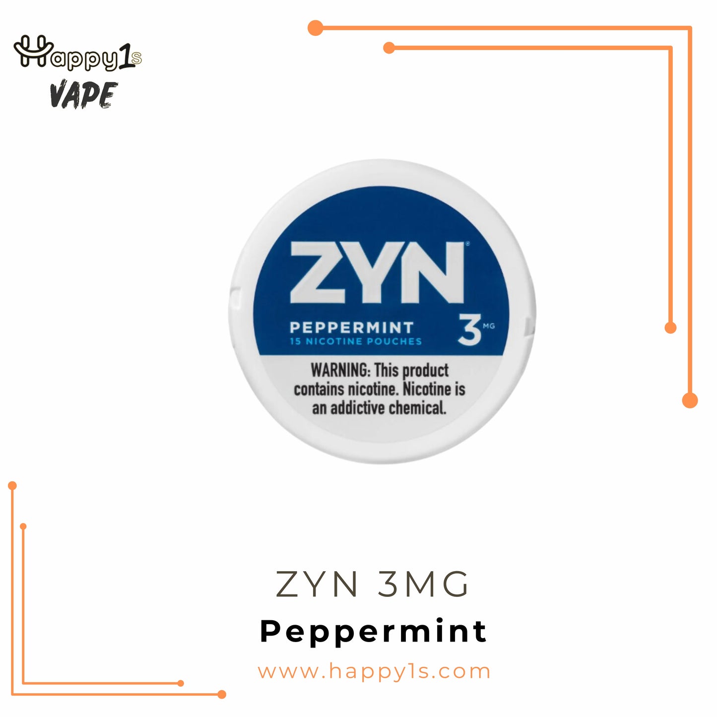 ZYN 3MG - All 3MG Pouches