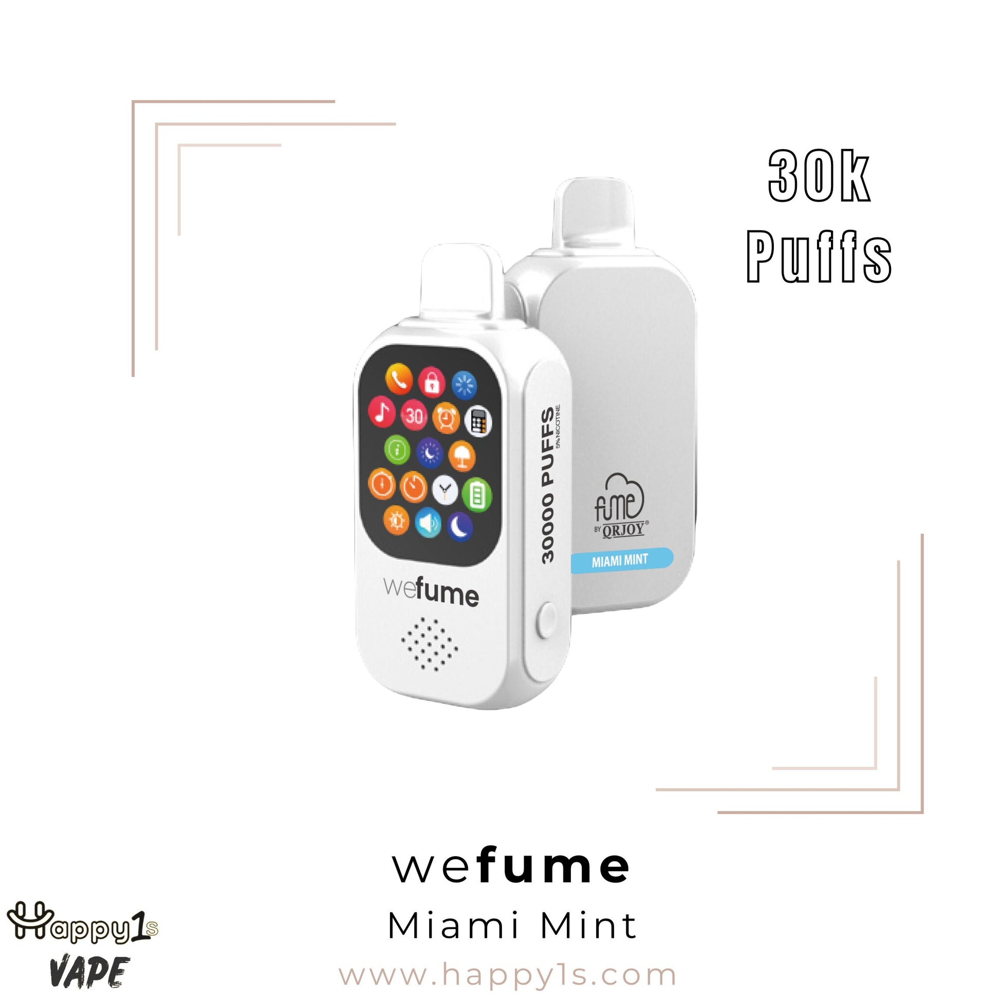 weFume 30,000 Puffs - Miami Mint