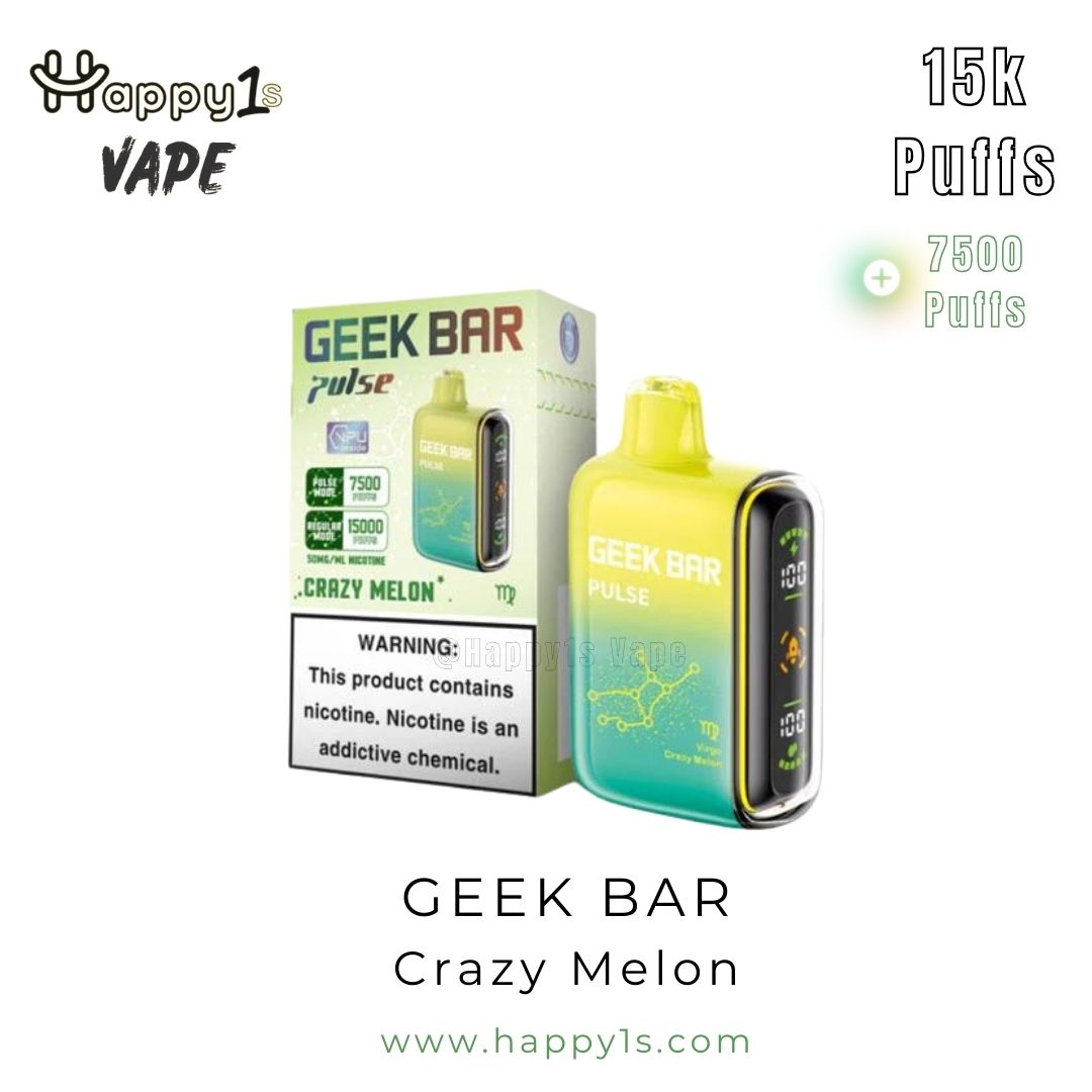 Geek Bar Crazy Melon Packaging 