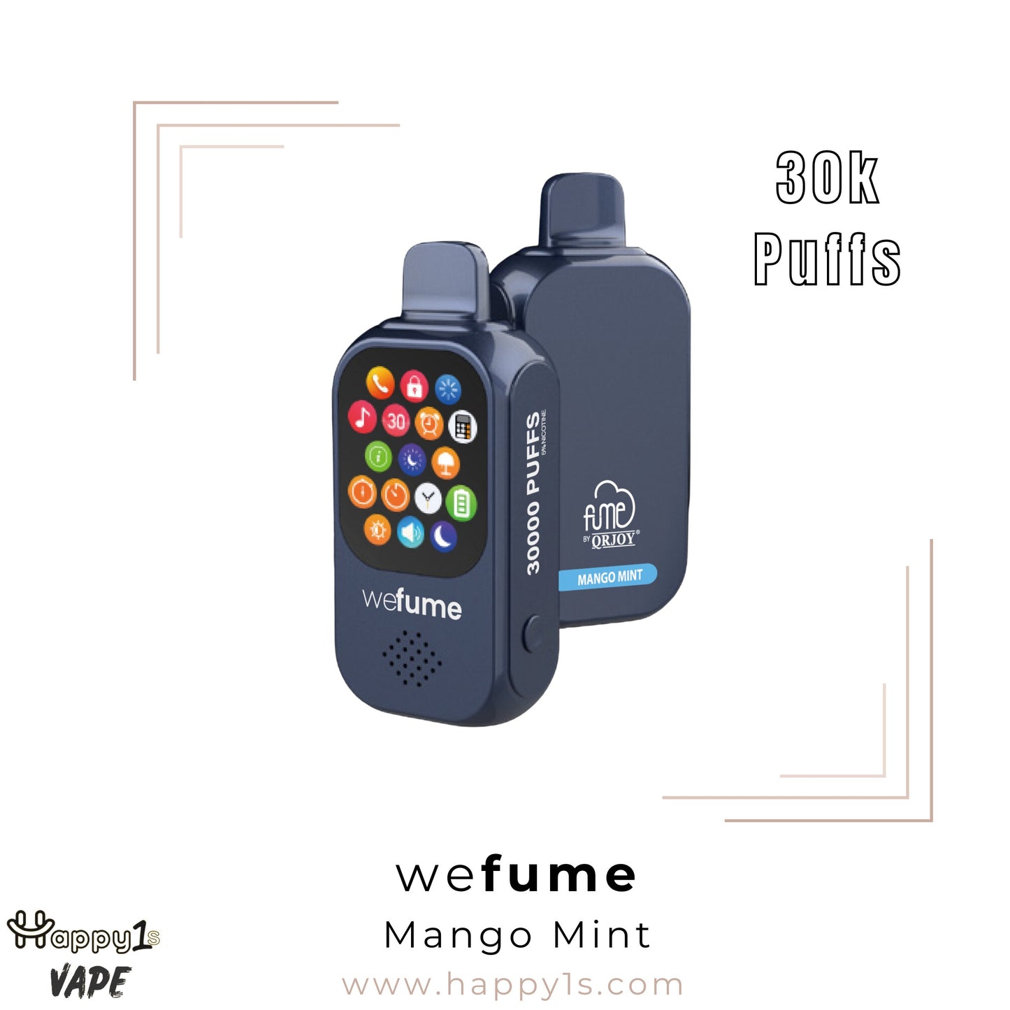 weFume 30,000 Puffs - Mango Mint 