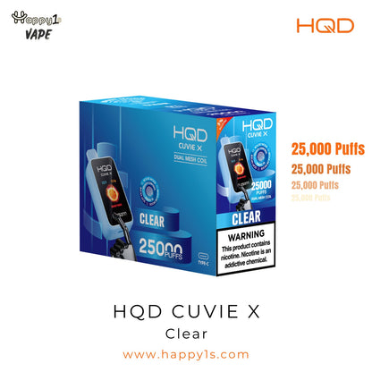HQD Cuvie X 25000 - Clear