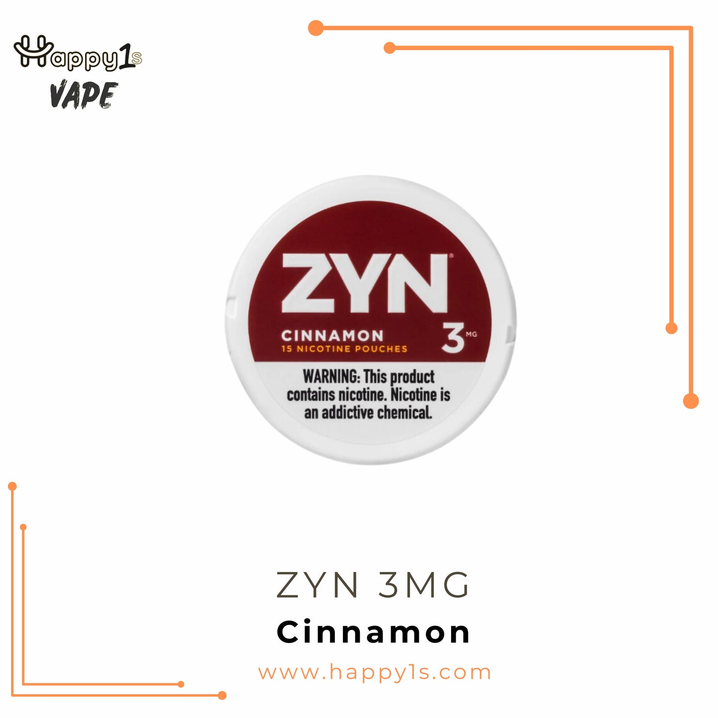 ZYN 3MG - All 3MG Pouches