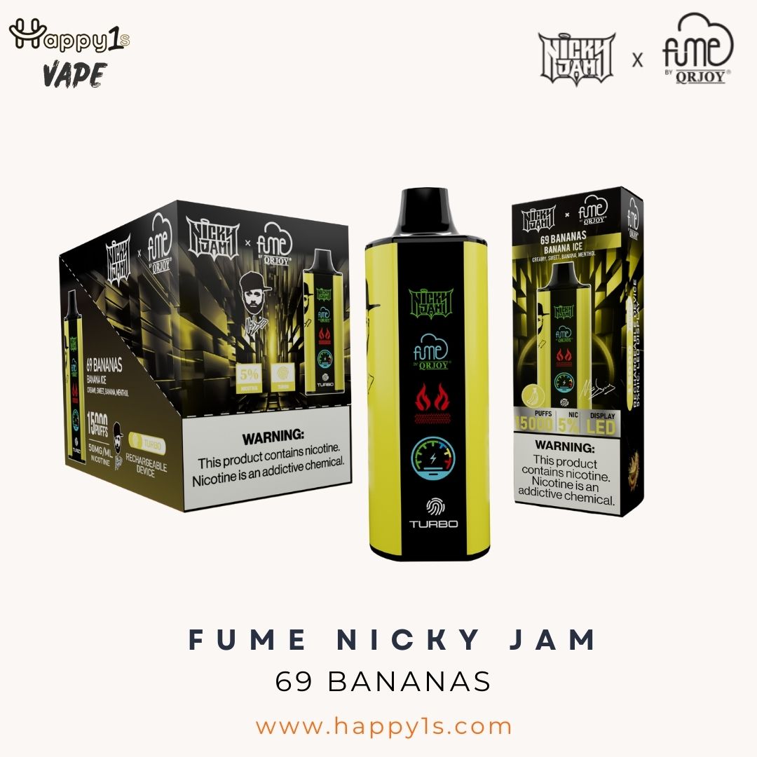 fume nicky jam 69 banans packaging