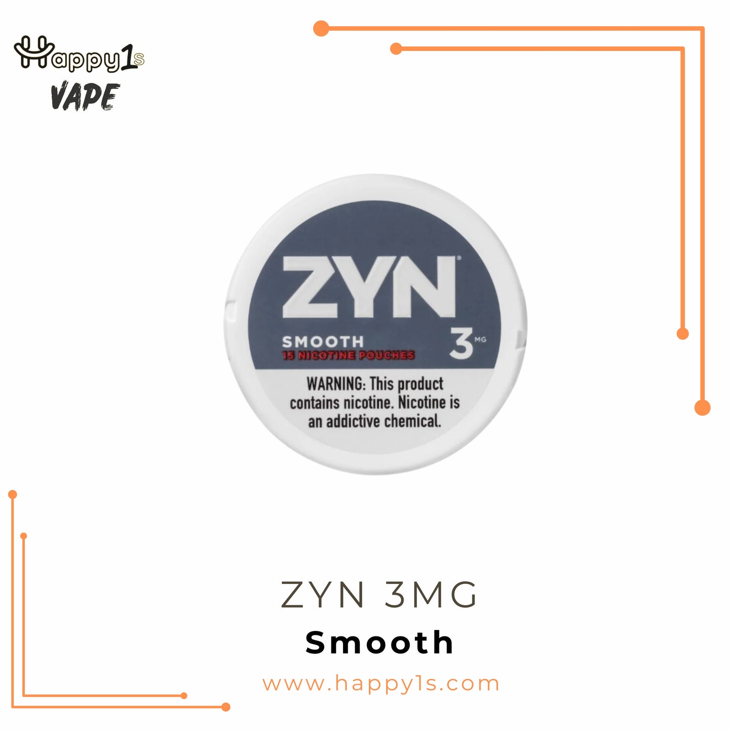 ZYN 3MG - All 3MG Pouches