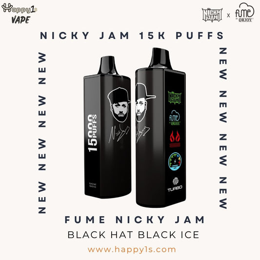 fume Nicky Jam Black Hat Black Ice