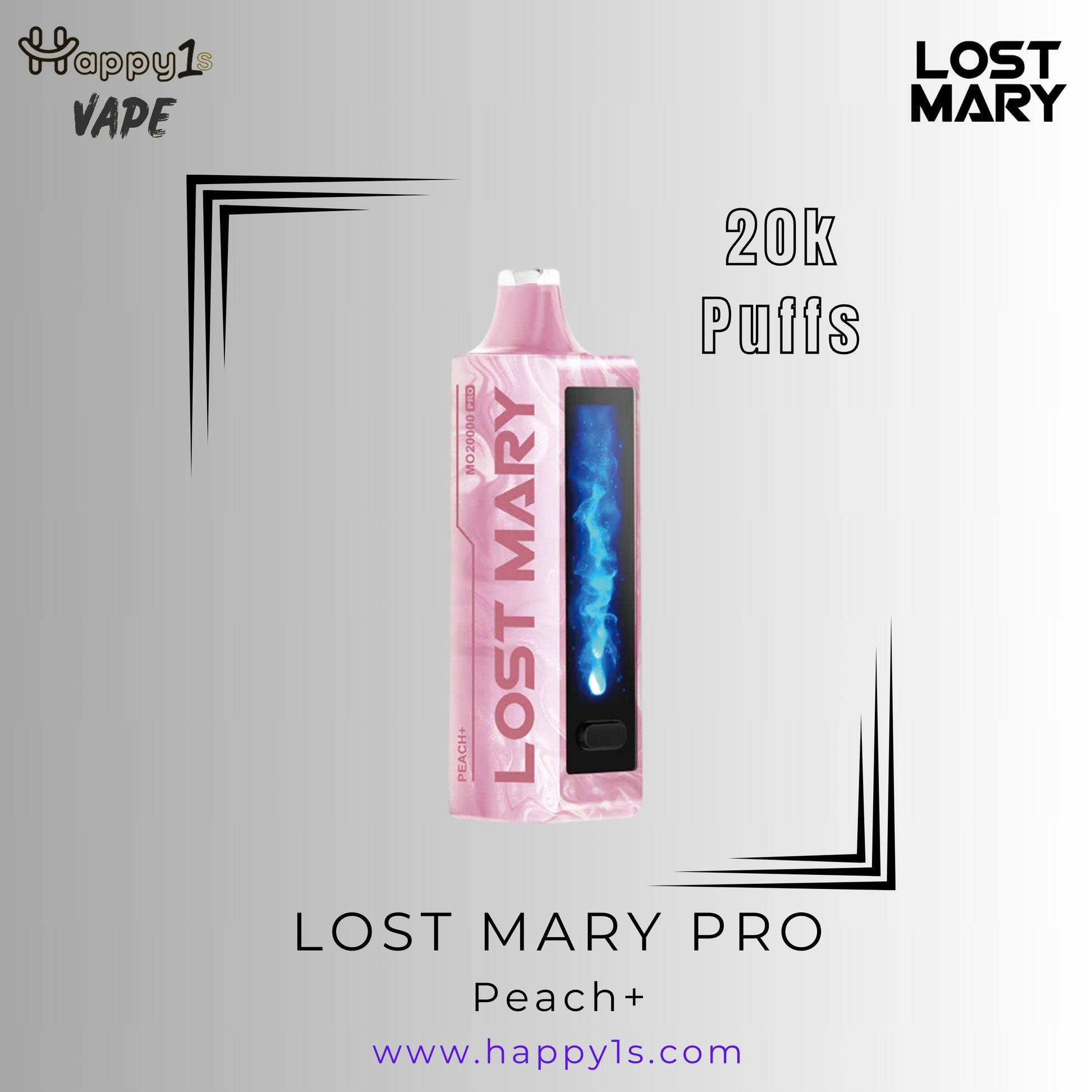 LOST MARY MT15000 TURBO - PEACH+