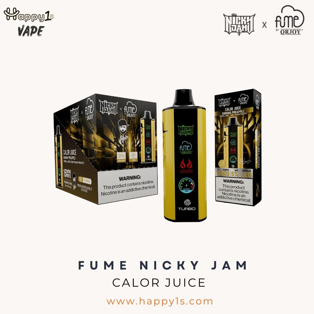 Fume Nicky Jam Calor Juice Packaging