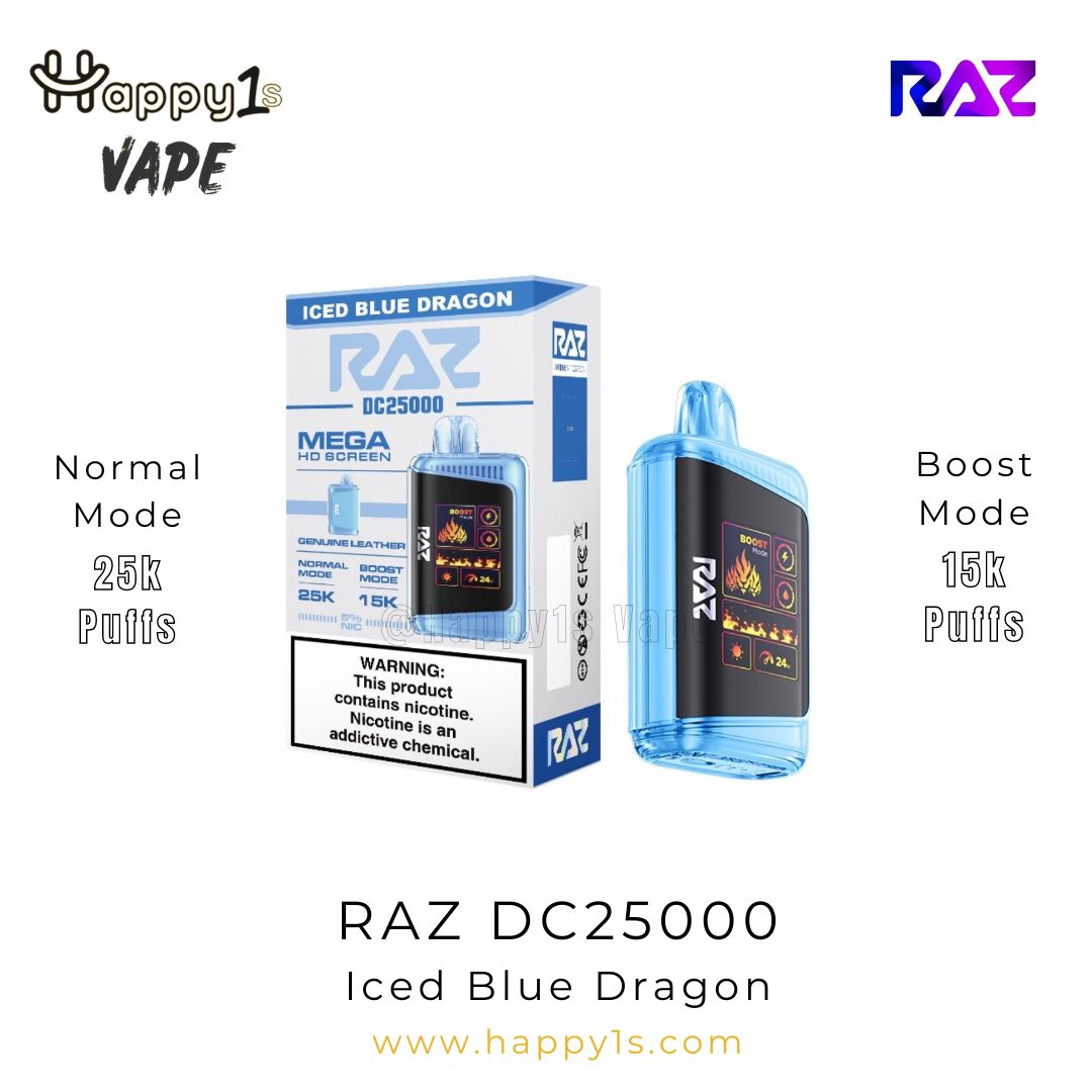 Raz DC25000 Iced Blue Dragon Packaging
