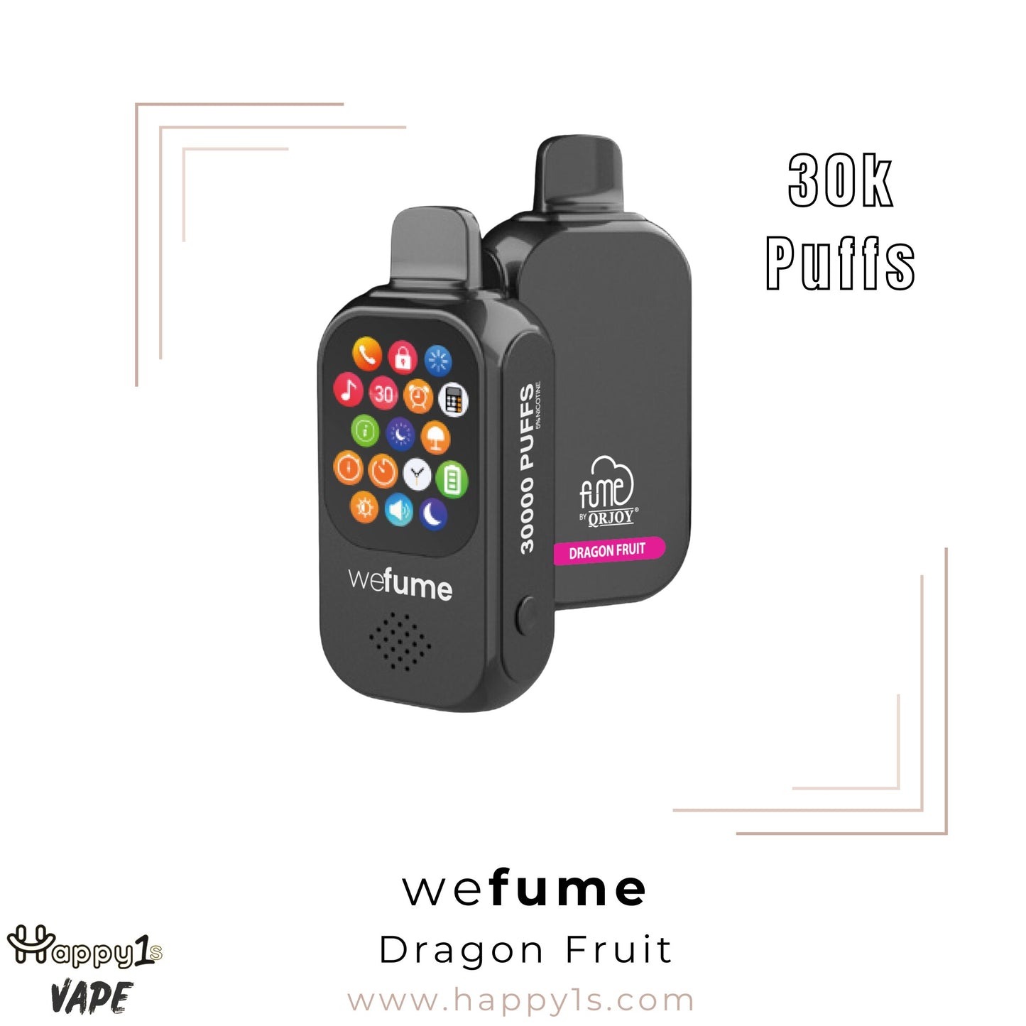 weFume 30,000 Puffs - Dragon Fruit