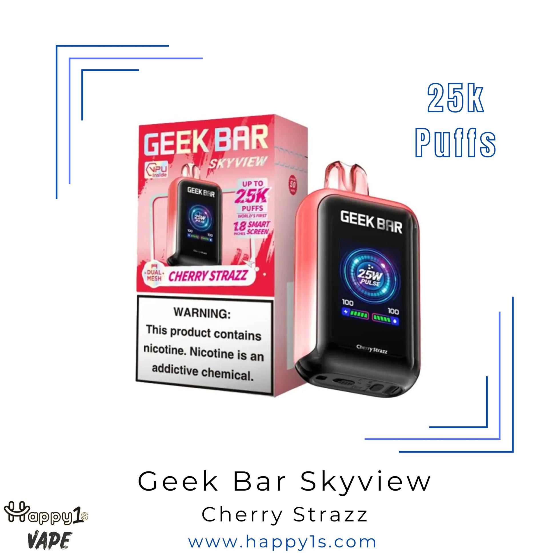 Geek Bar Skyview 25K - Cherry Strazz