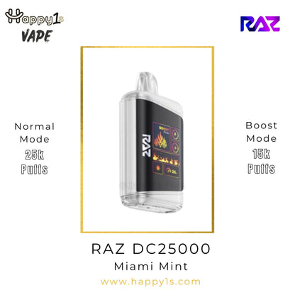 RAZ DC25000 Disposable Vape - Maimi Mint