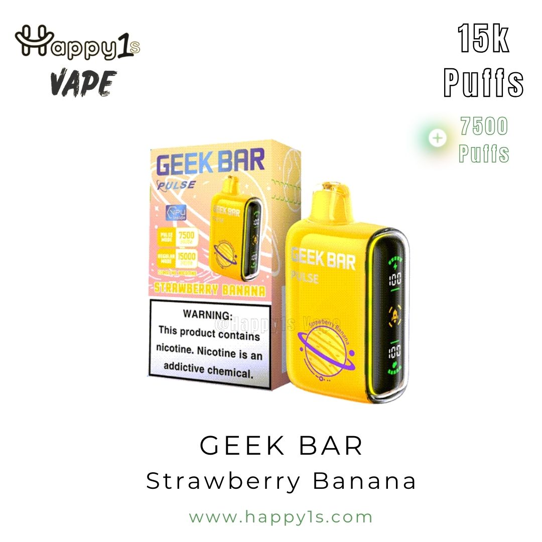 Geek Bar Strawberry Banana Packaging 