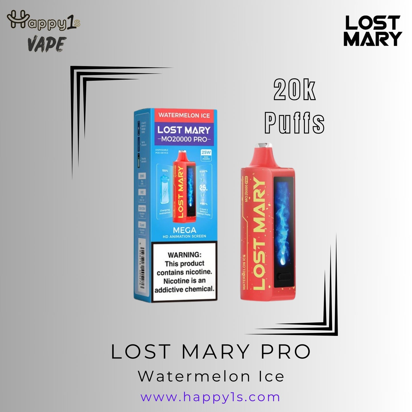 LOST MARY MT15000 TURBO - WATERMELON ICE