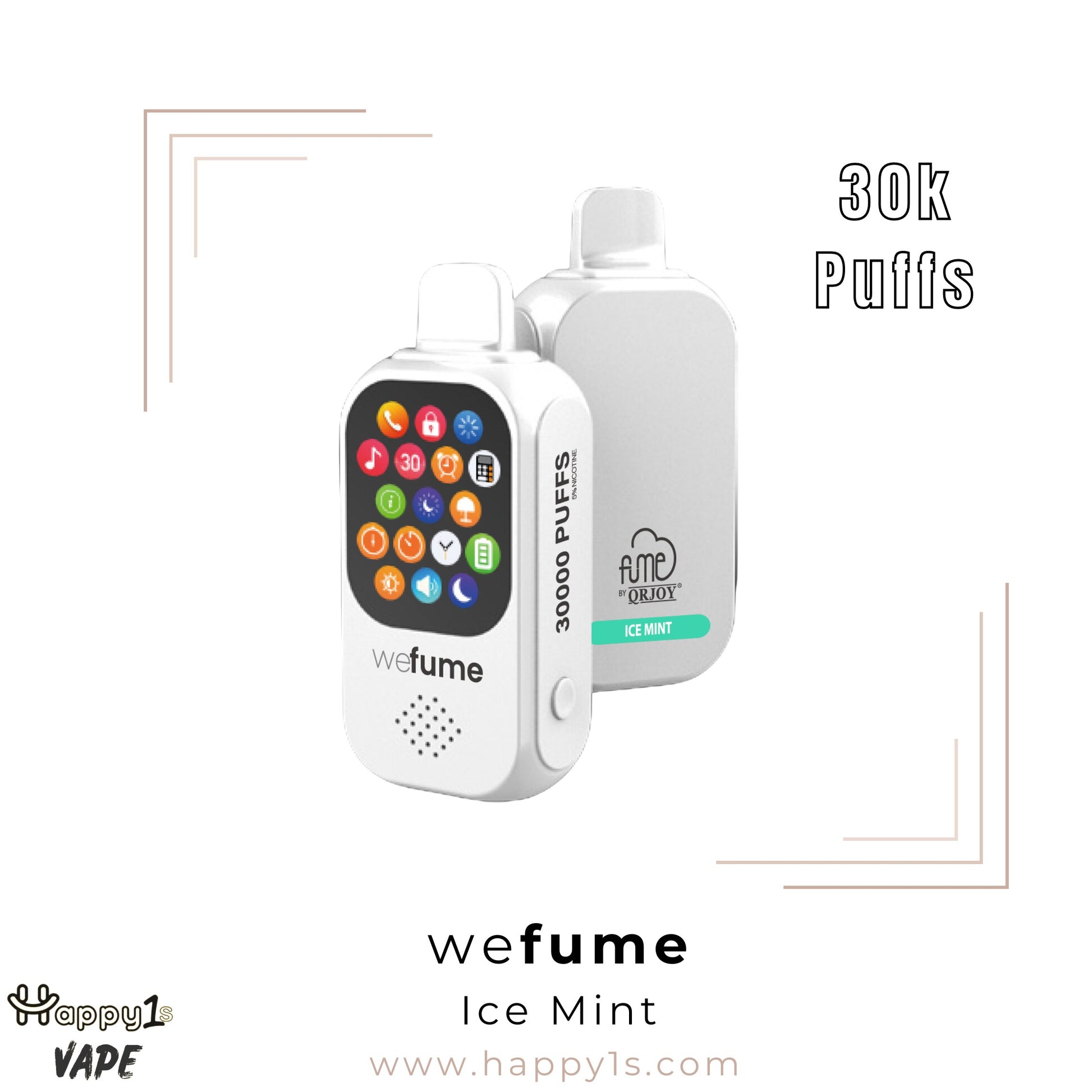 weFume 30,000 Puffs - Ice Mint