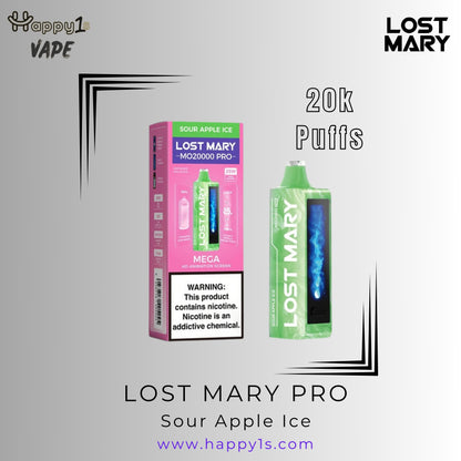 LOST MARY MT15000 TURBO - SOUR APPLE ICE