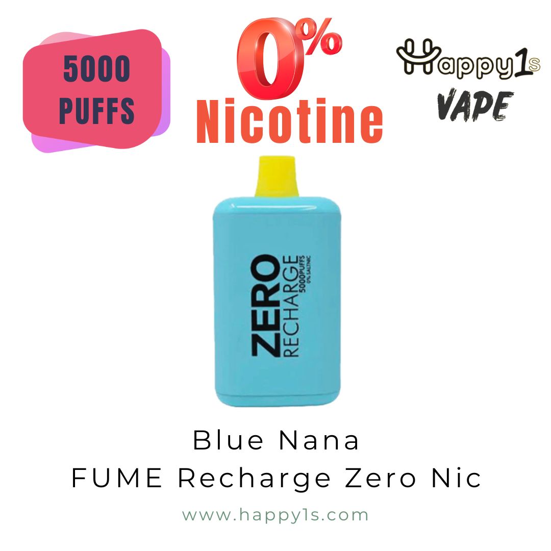 Blue Nana FUME Recharge Zero Nic