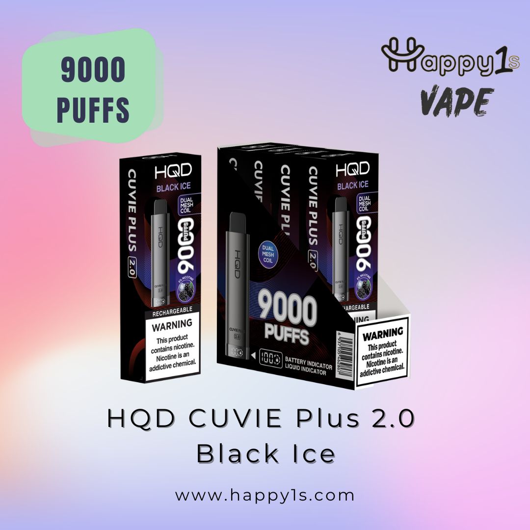 Cuvie Plus 2.0 NEW 9000 Puffs - Black Ice