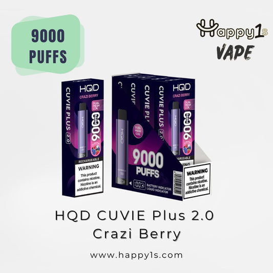 Cuvie Plus 2.0 NEW 9000 Puffs -Crazi Berry
