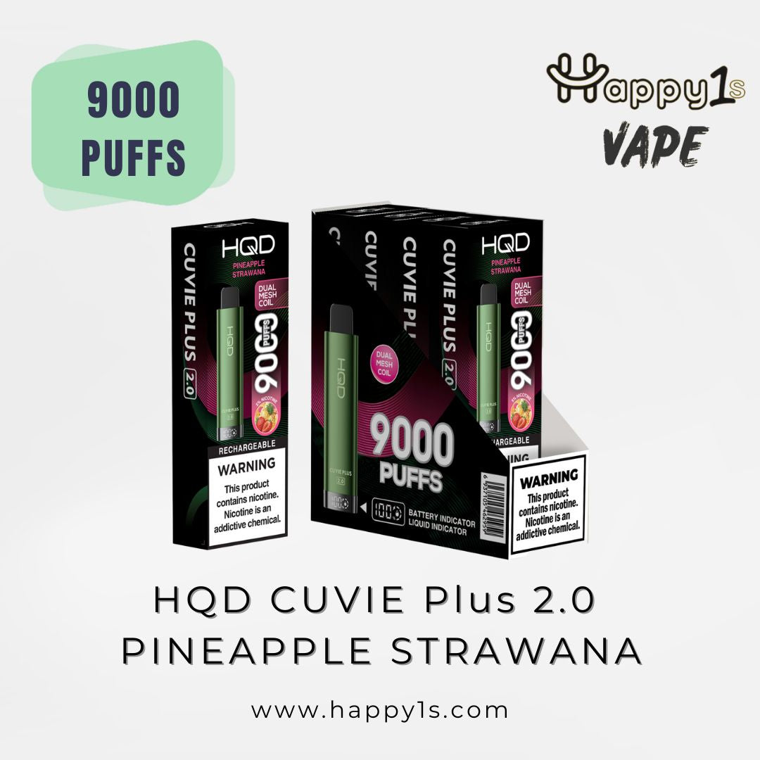 Cuvie Plus 2.0 NEW 9000 Puffs - Pineapple Strawana