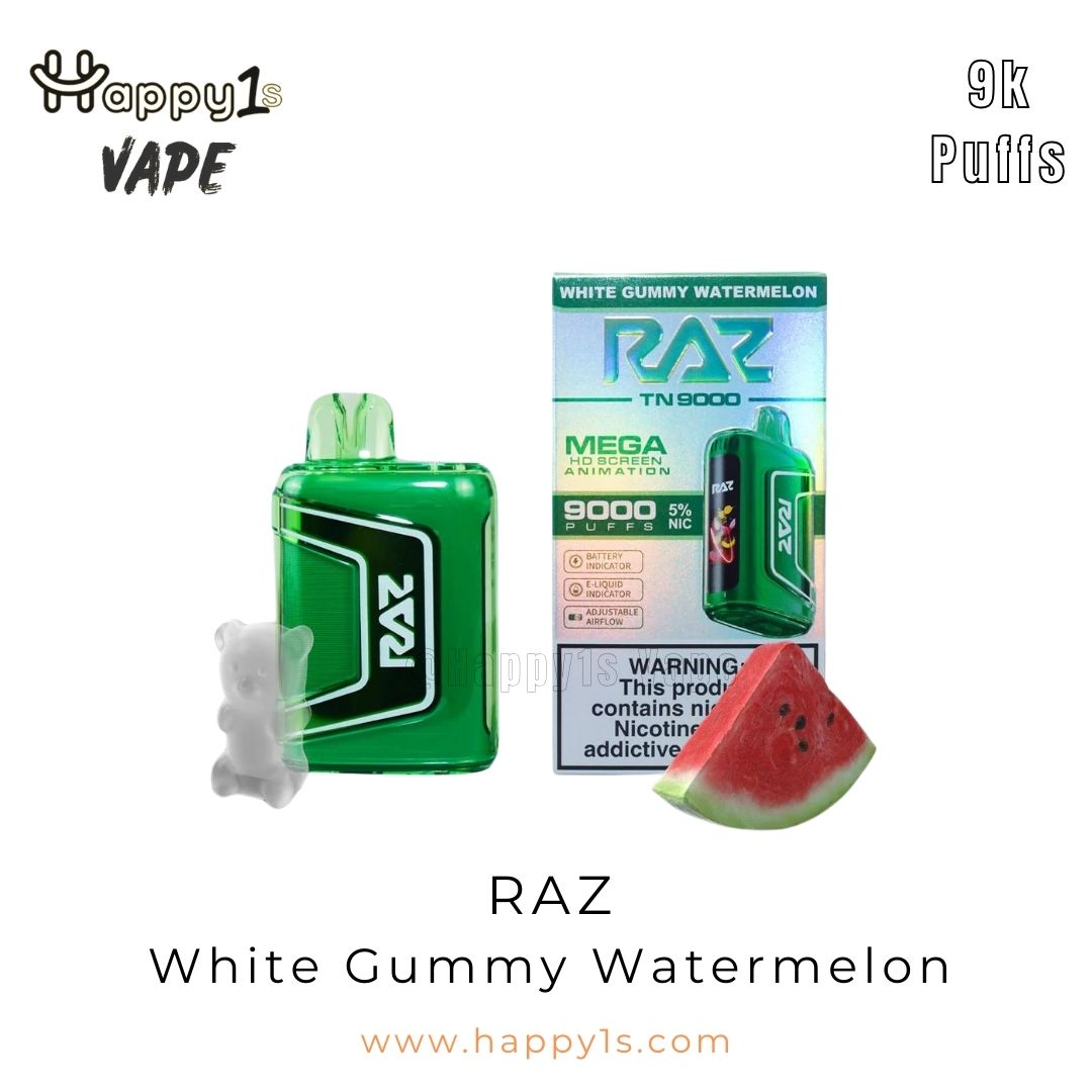 RAZ TN9000 White Gummy Watermelon Packaging 