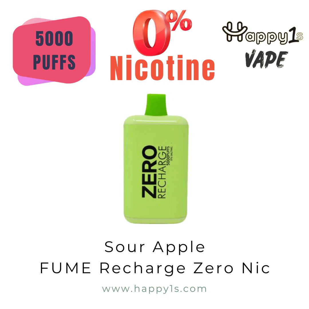 Sour Apple FUME Recharge Zero Nic