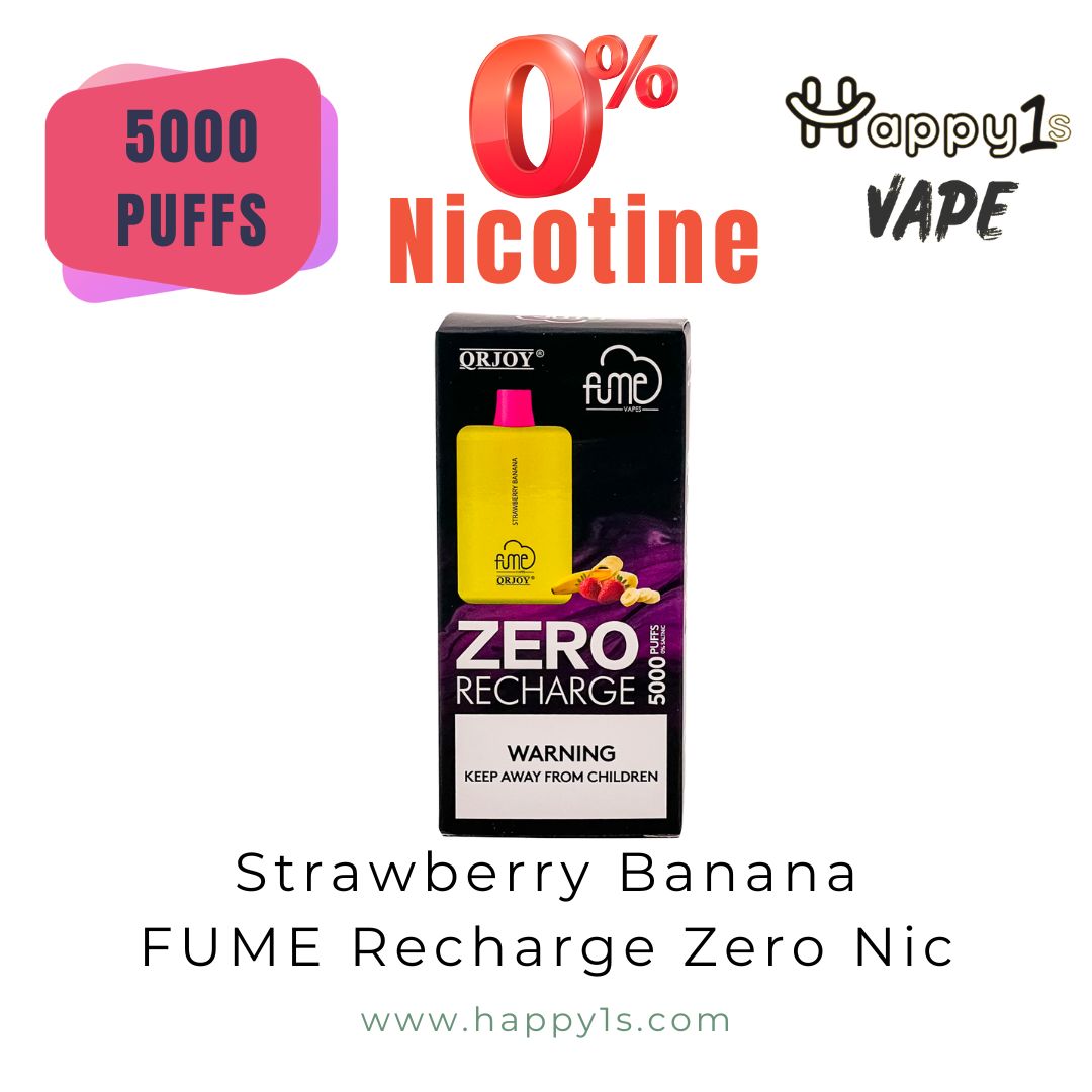 Strawberry Banana FUME Recharge Zero Nic