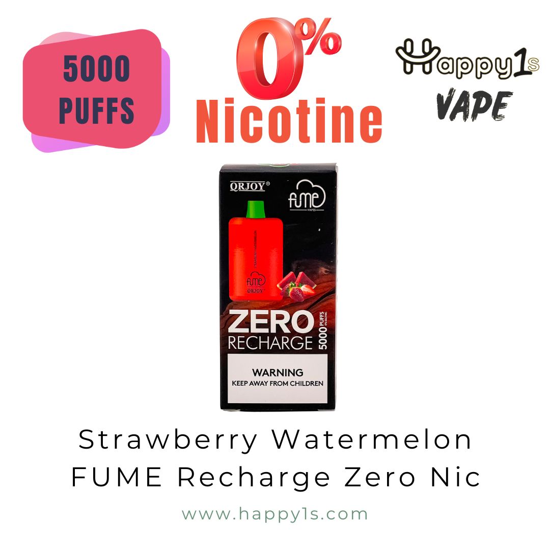 Strawberry Watermelon FUME Recharge Zero Nic