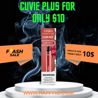 HQD Cuvie PLUS $10 Only