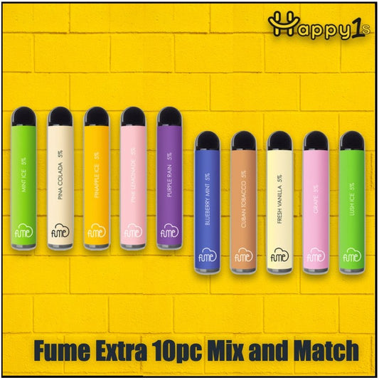 Fume Extra 10pc Mix and Match - Happy Ones 