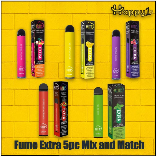 Fume Extra 5pc Mix and Match - Happy Ones 