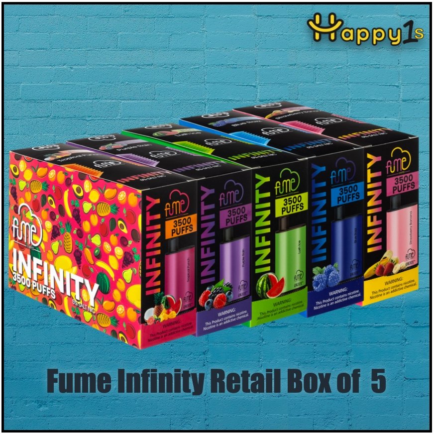 Fume Infinity Retail Box of  5 - Happy Ones 