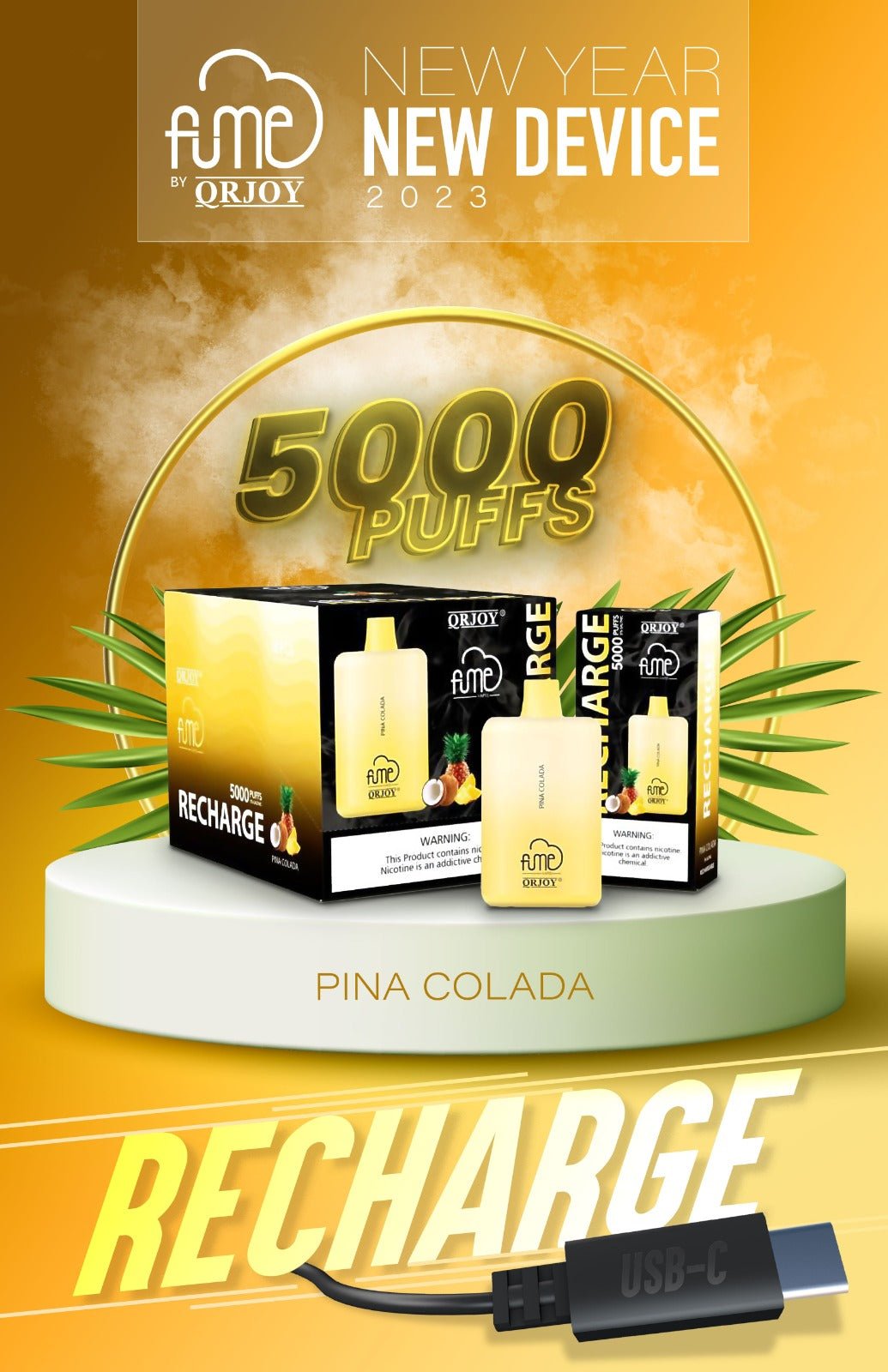 Fume Recharge 5000 puffs - NEW 2023 - Happy Ones 