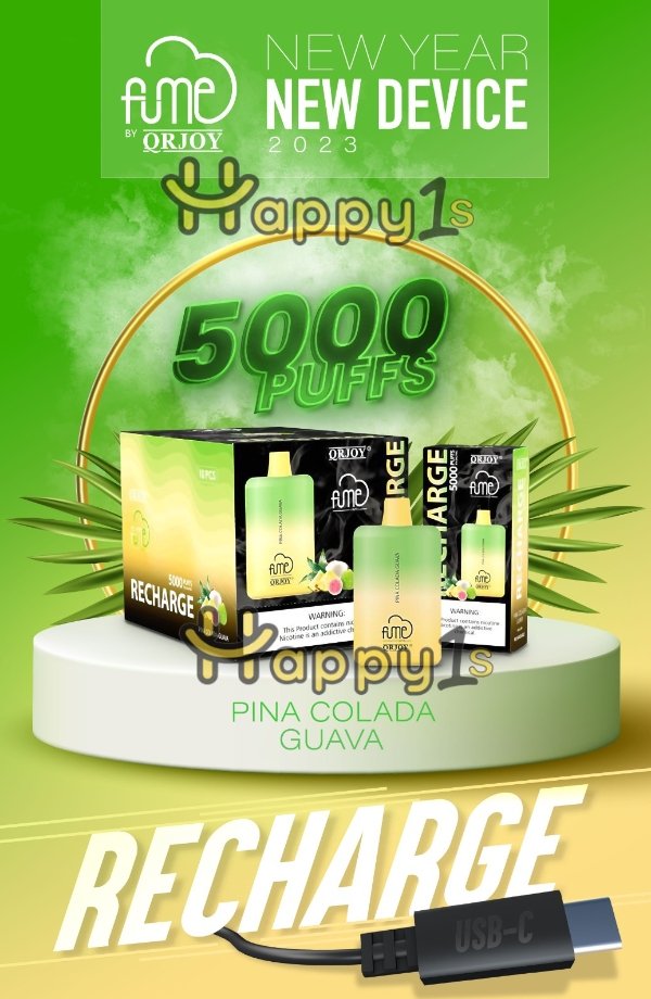 Fume Recharge 5000 puffs - NEW 2023 - Happy Ones 