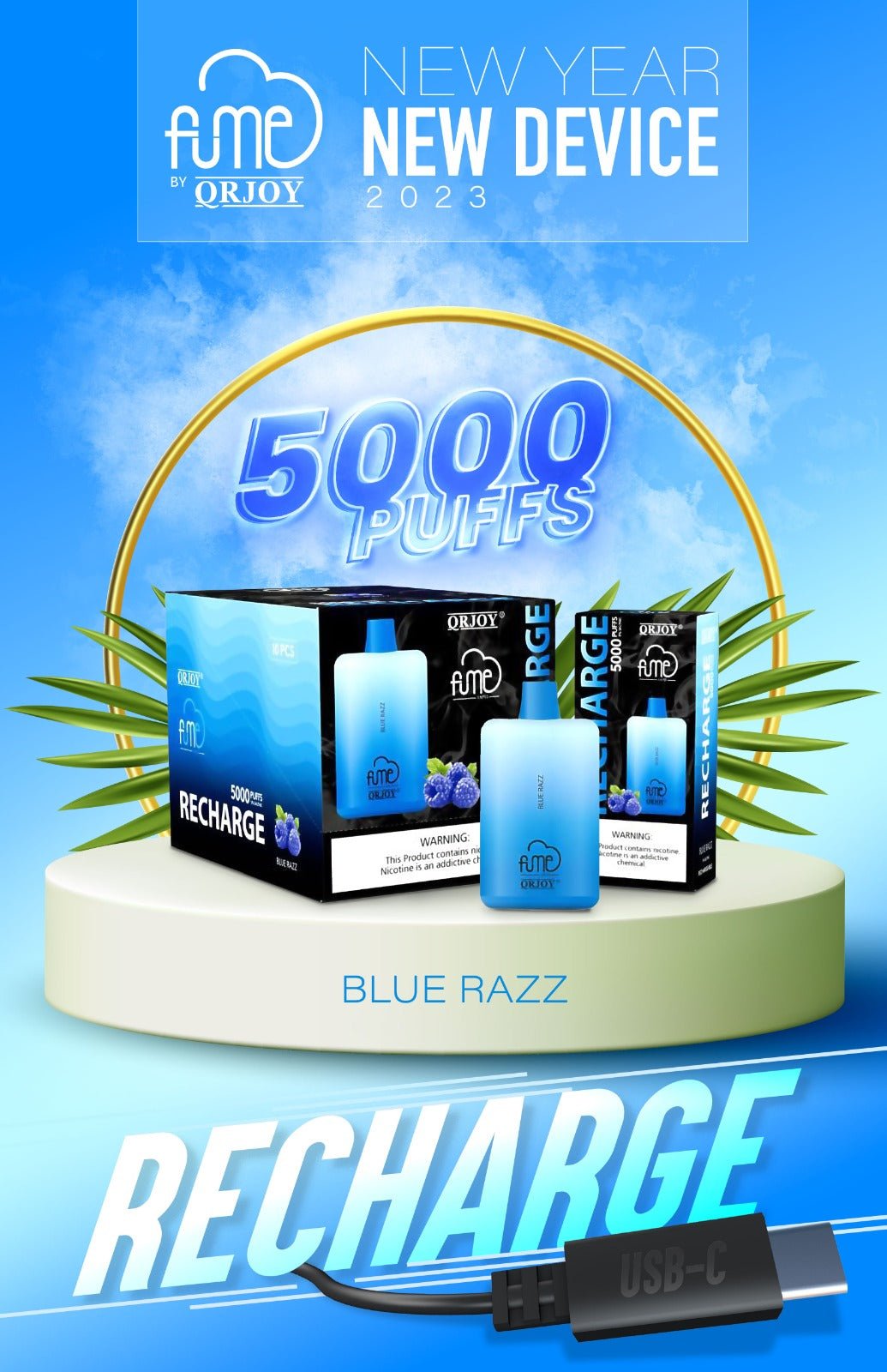 Fume Recharge 5000 puffs - NEW 2023 - Happy Ones 