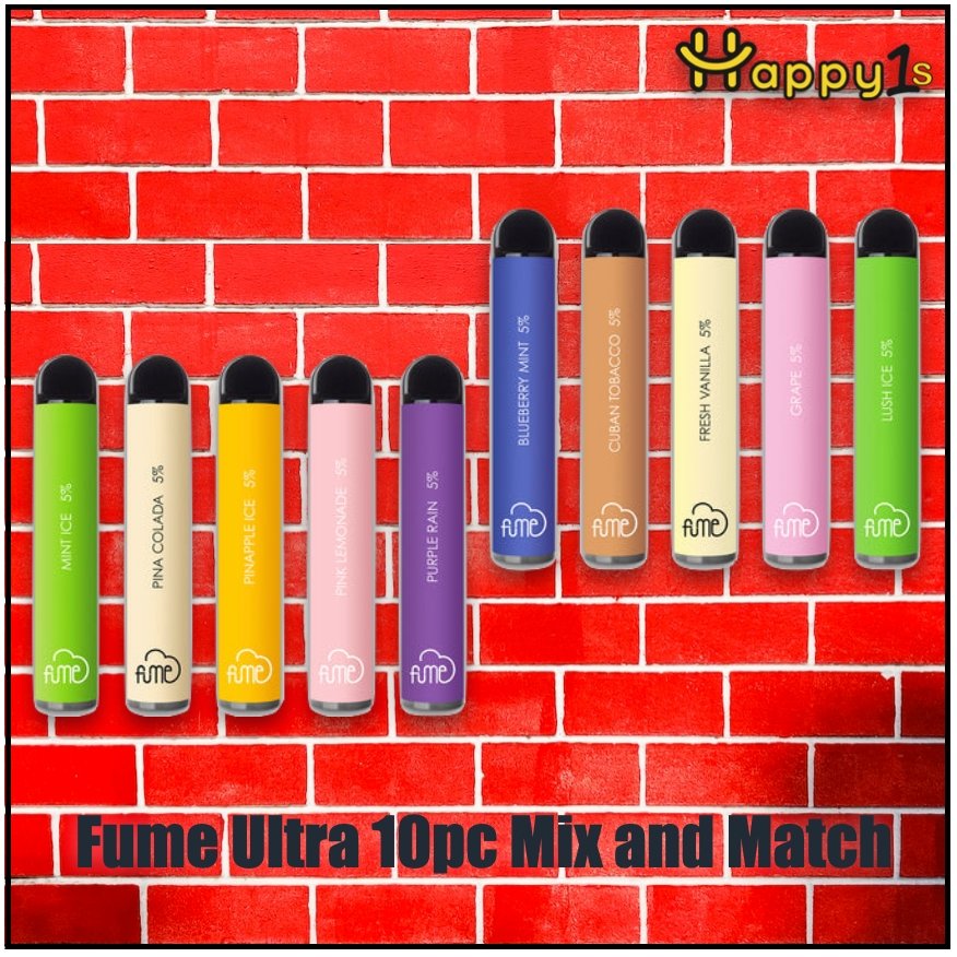 Fume Ultra 10pc Mix and Match - Happy Ones 