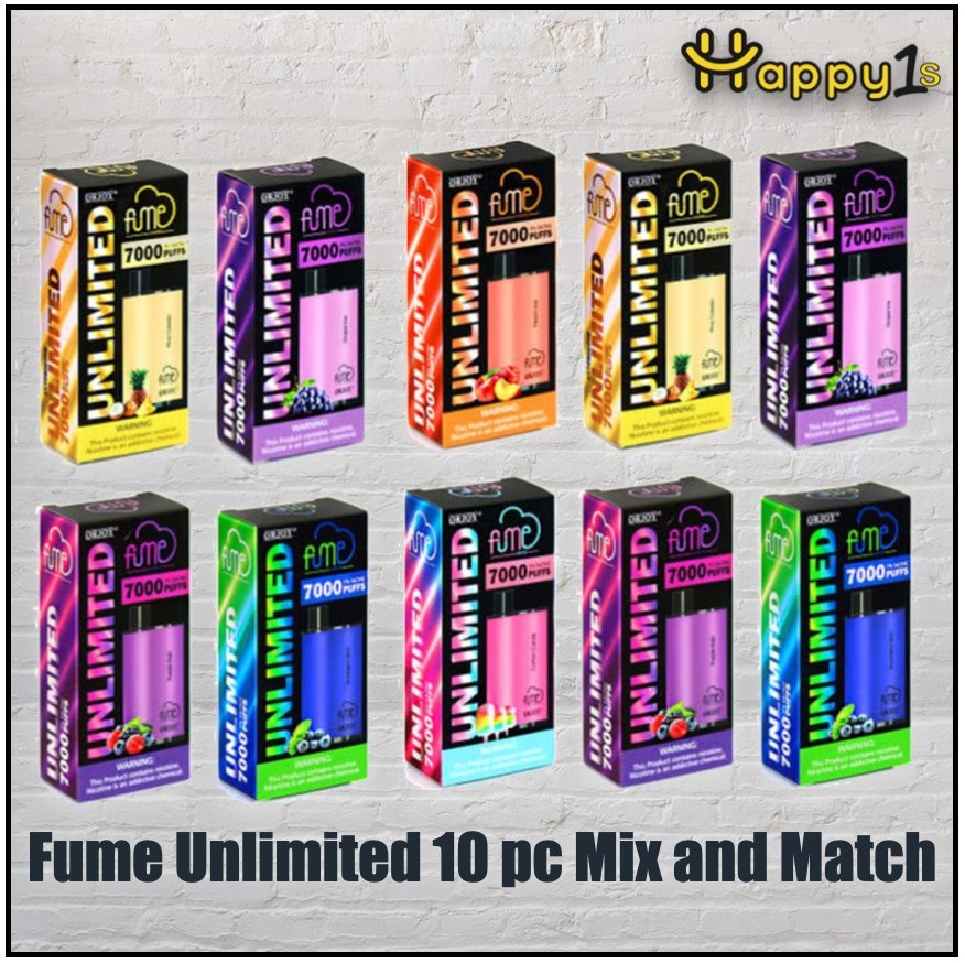 Fume Unlimited 10 pc Mix and Match - Happy Ones 