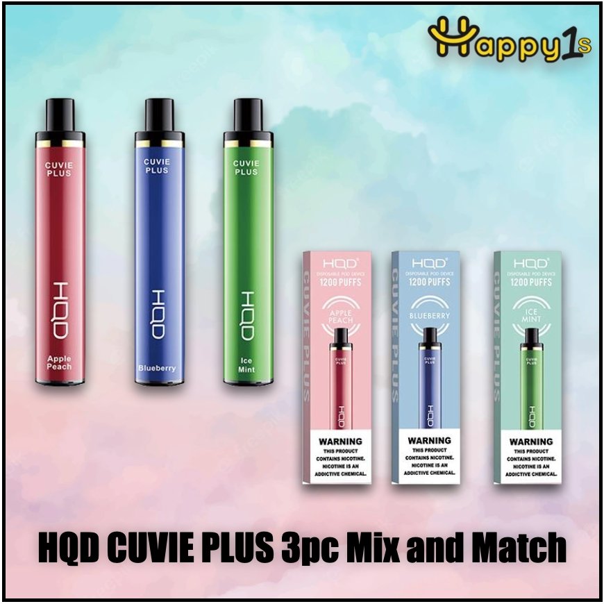 HQD CUVIE PLUS 3pc Mix and Match - Happy Ones 