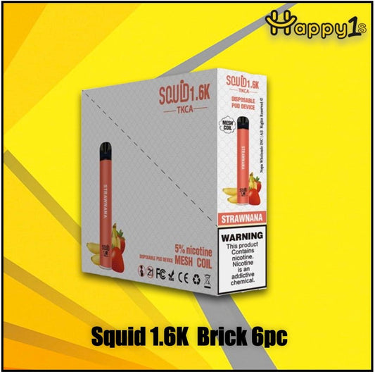 Squid 1.6K  Brick 6pc - Happy Ones 